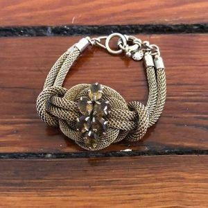 J. Crew Bronze Statement Bracelet